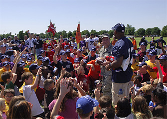 Rams Rookies Visit Scott