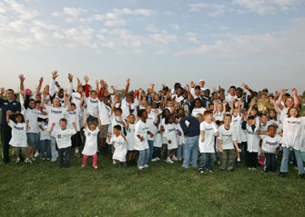 Rams players, cheerleaders encourage students to tackle self-respect