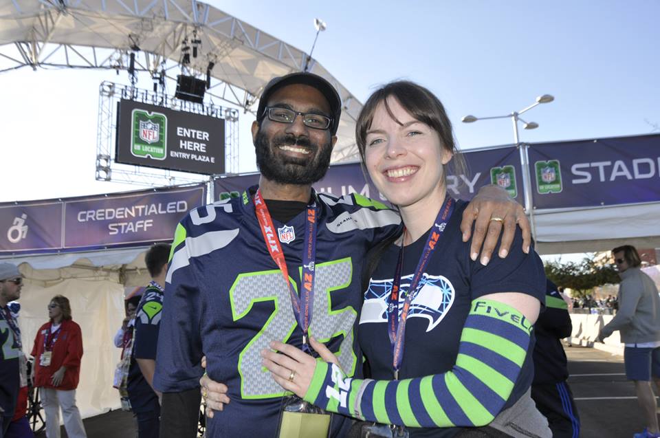 Super Bowl Challenge Winners Paul and Lucy Kalanithi