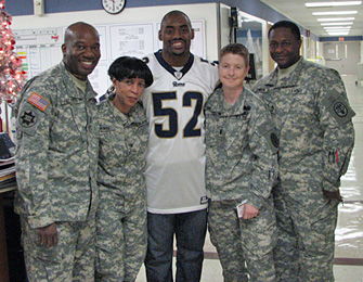 The Chris Draft Family Foundation Visits Walter Reed Army Medical Center