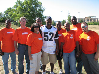The Home Depot Partners with Chris Draft and the St. Louis Rams to Refurbish Playing Field