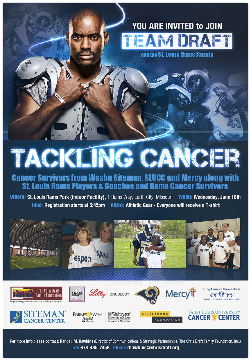  Team Draft Tackles Cancer With The St. Louis Rams