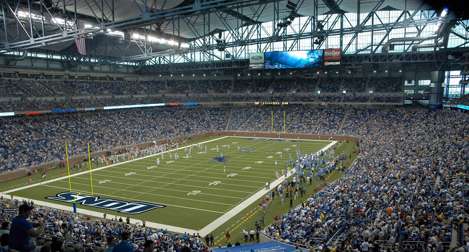 THURSDAY NIGHT FOOTBALL - A Survivor at Every Stadium: Detroit Lions