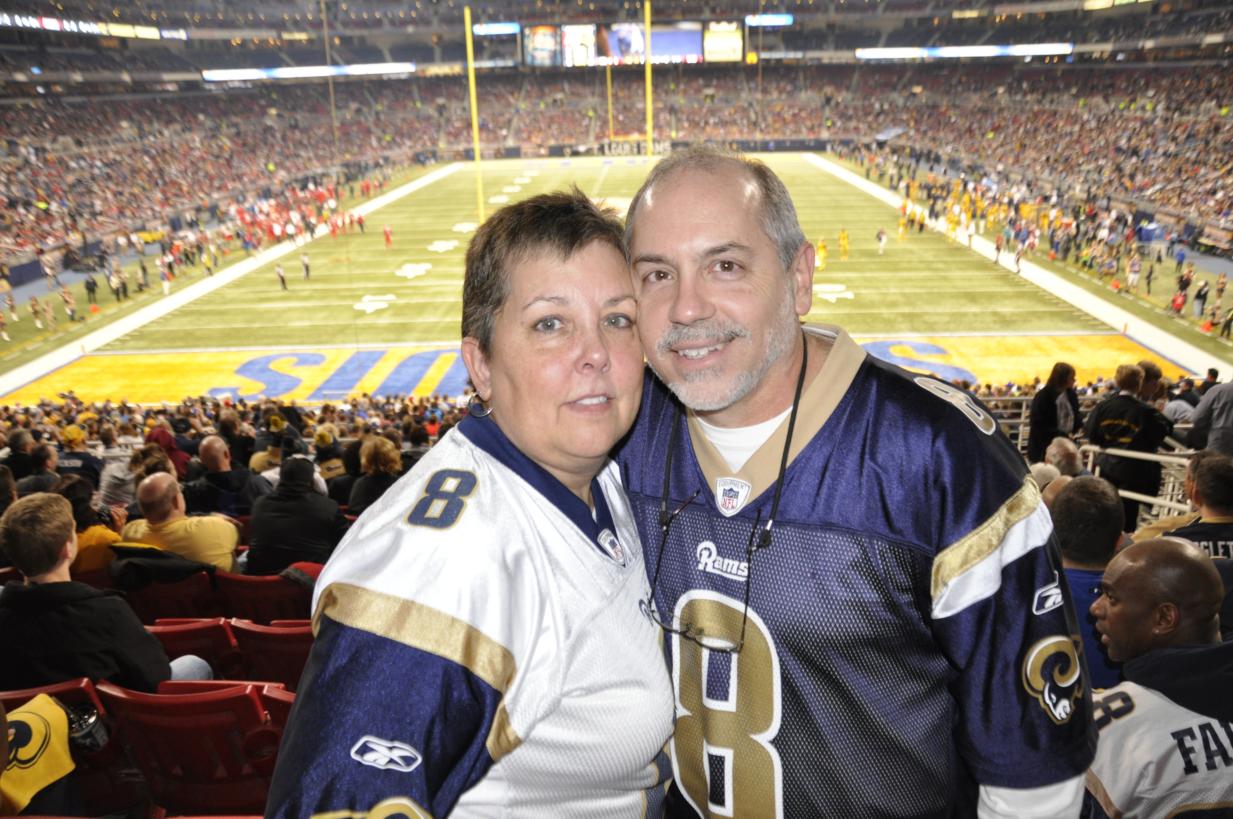 THURSDAY NIGHT FOOTBALL - A Survivor at Every Stadium: St. Louis Rams 