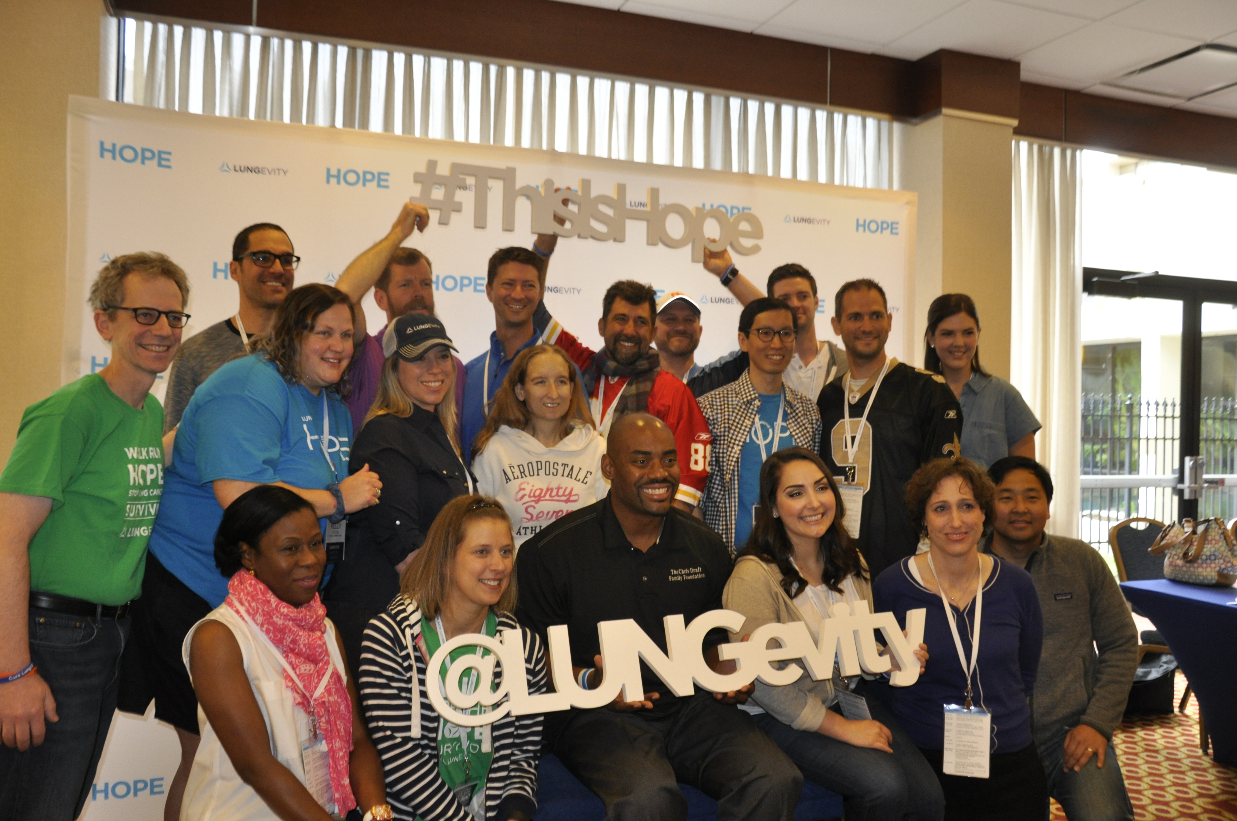 NFL Ambassador and International Health Care Advocate Chris Draft Brings Hopeful Message to Nations Largest Gathering of Lung Cancer Survivors