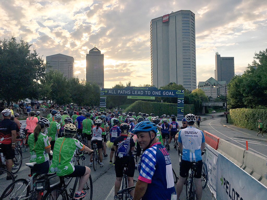 Team Draft co-founder, Chris Draft, gives Keynote at Pelotonia 16