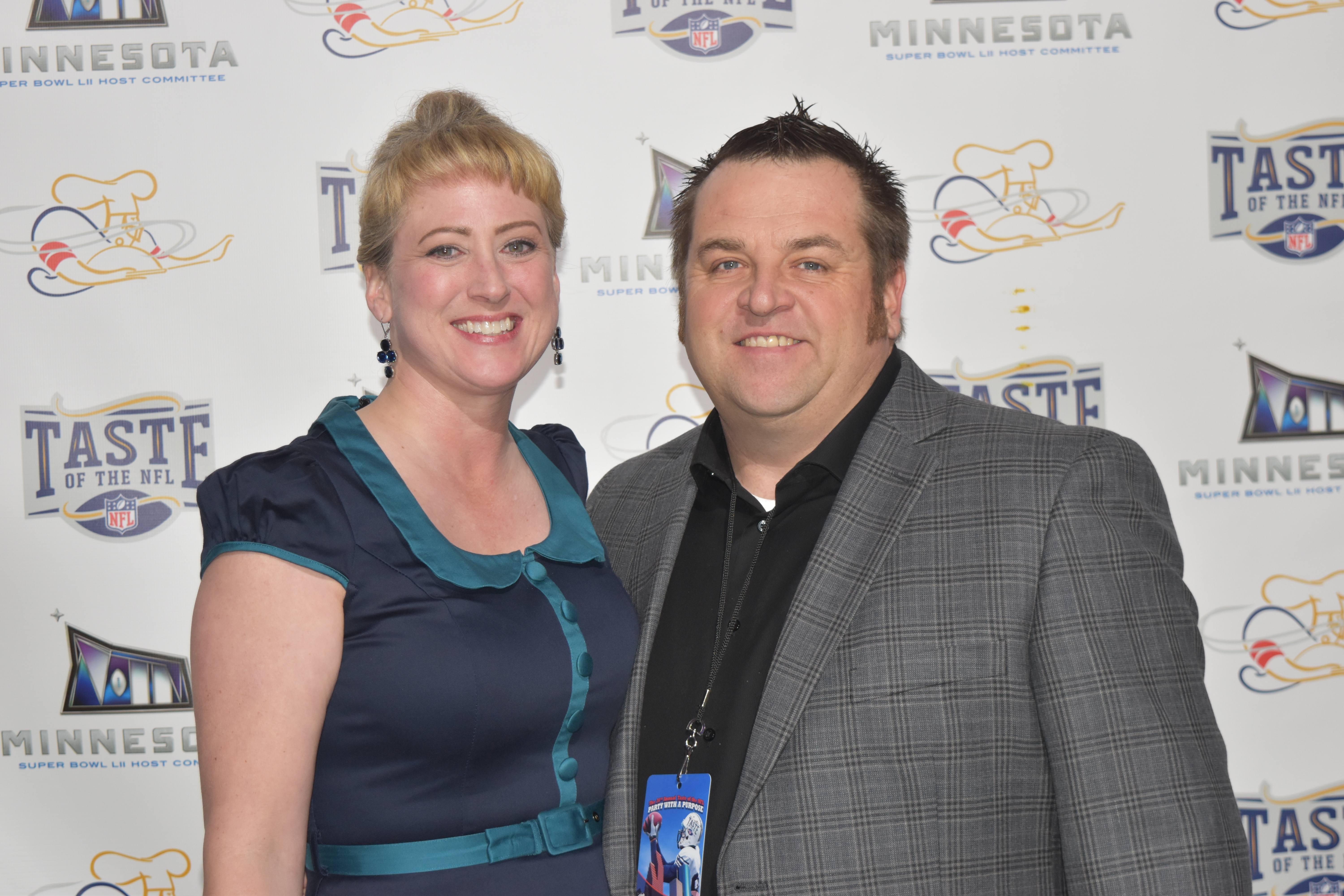 Lisa Moran represented Team Draft at the 26th Annual Taste of the NFL 