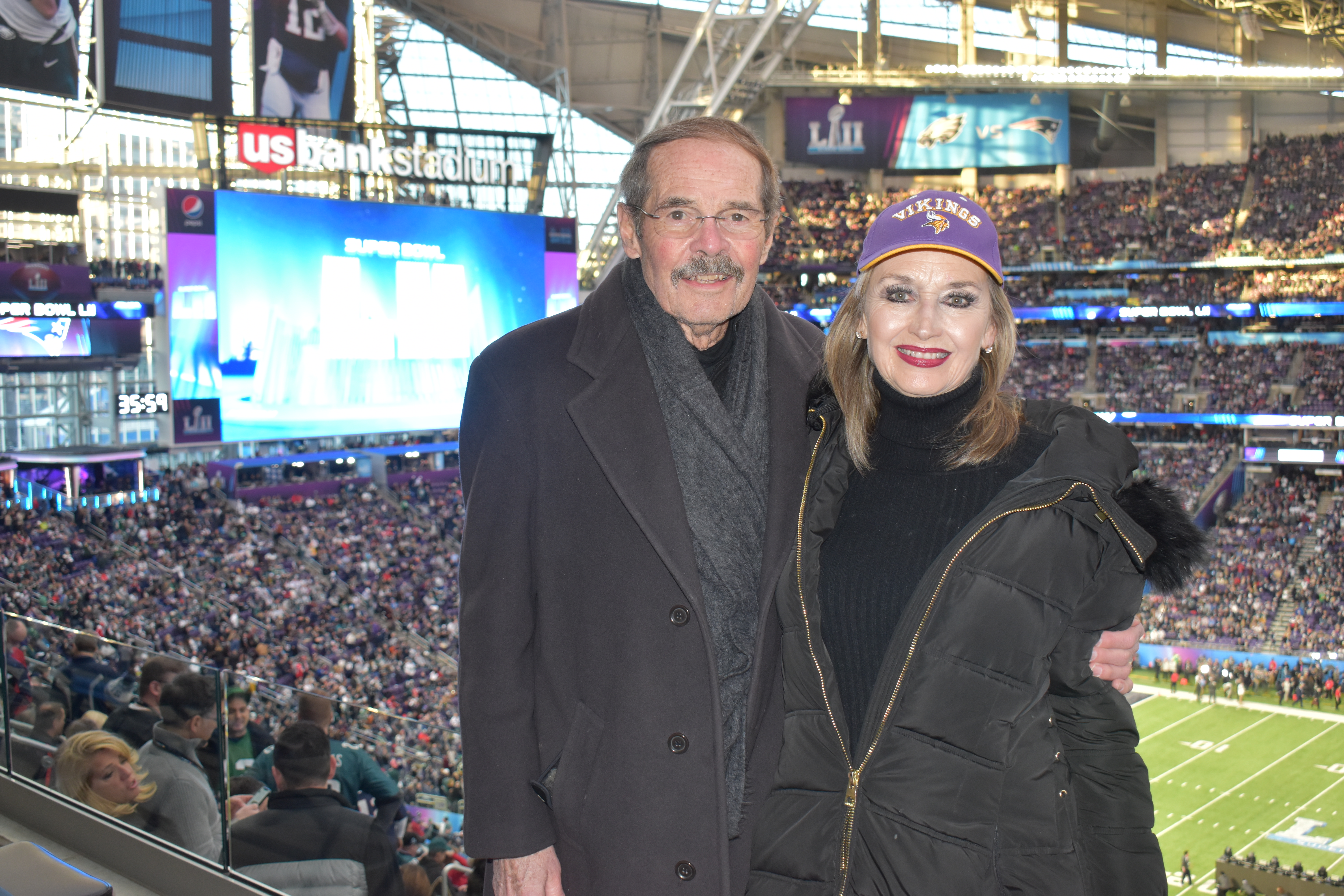 Linda Wortman Represented Team Draft at Super Bowl 52 in Minnesota! 