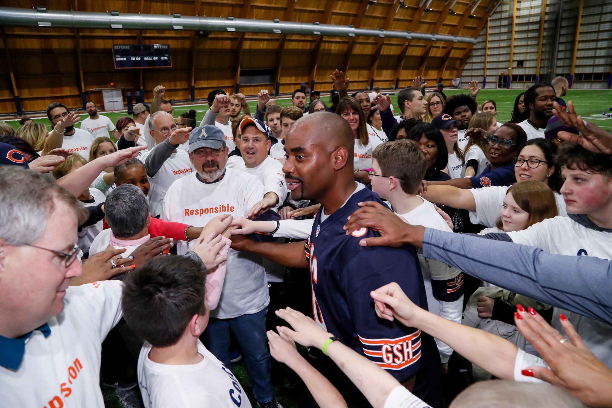 Tackling Cancer Camp with the Chicago Bears 