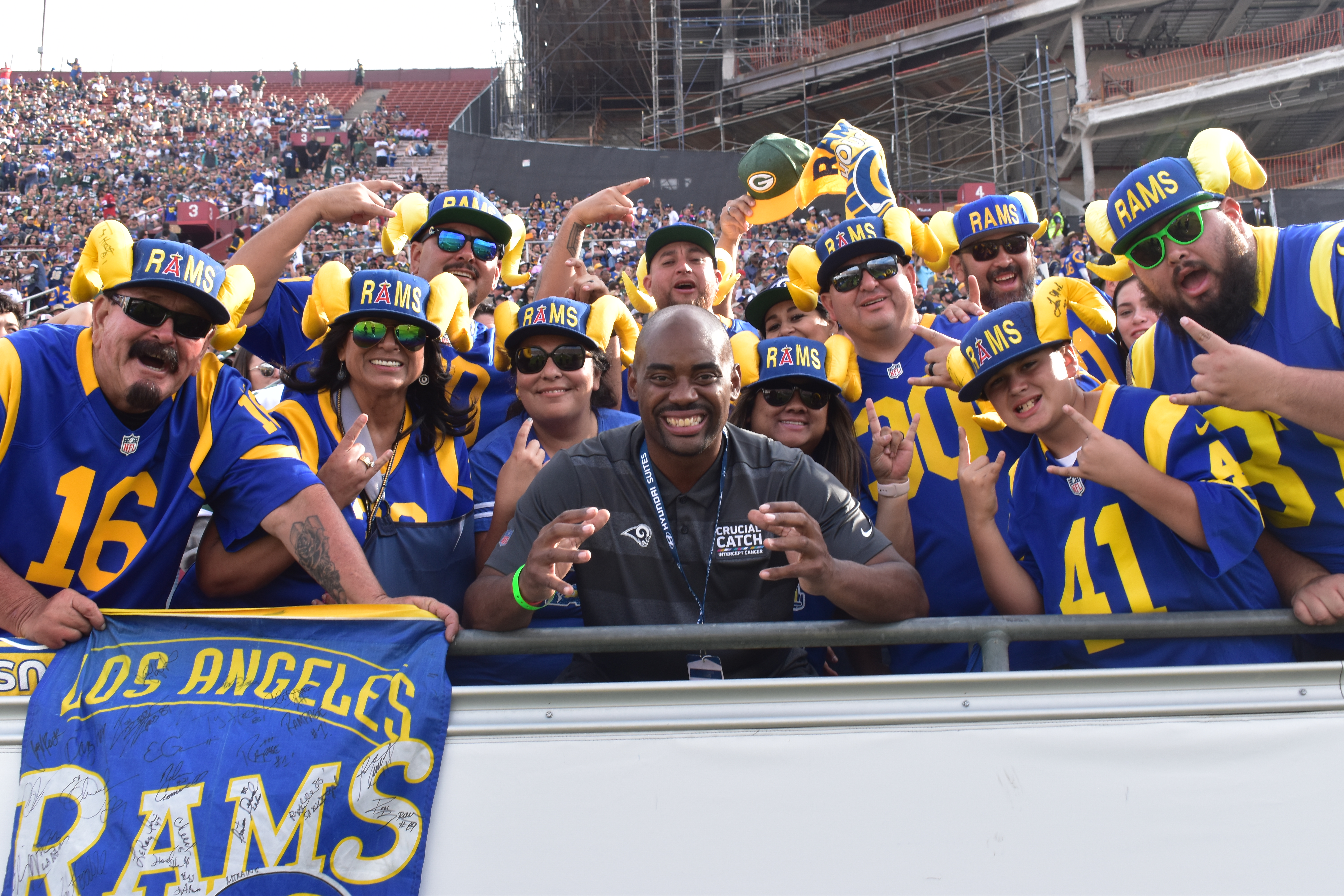 Survivor at Every Stadium: Los Angeles Rams #CrucialCatch #AllCancers