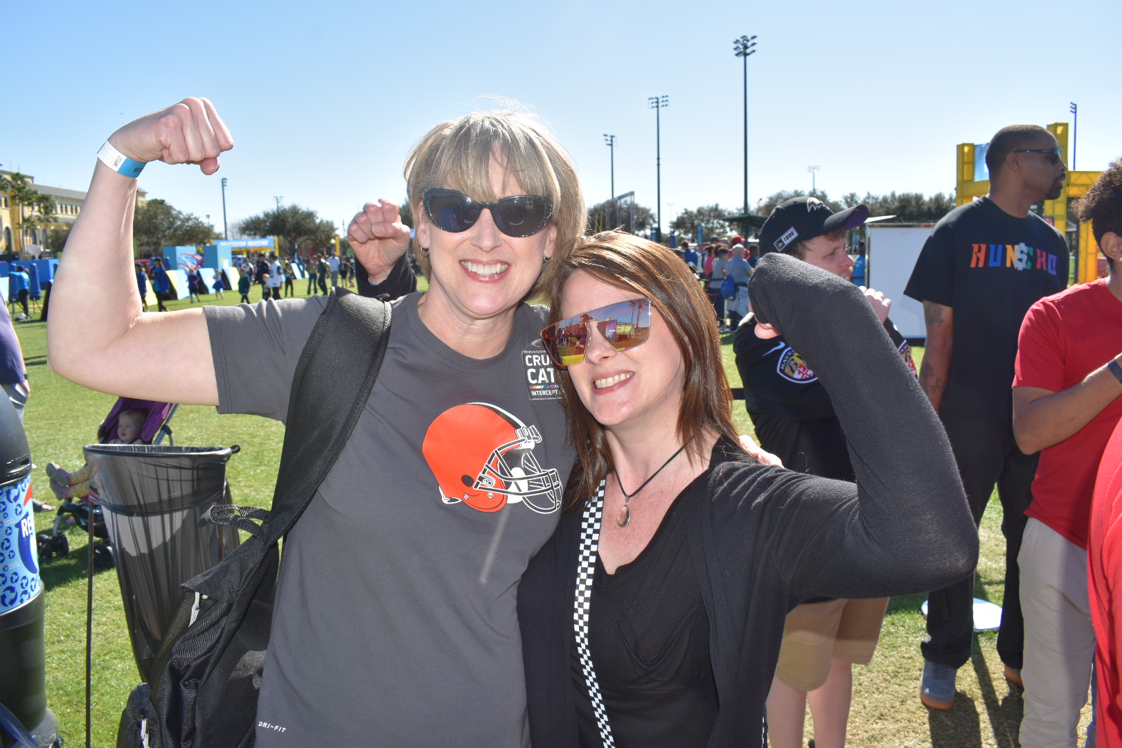 Lisa Moran represented TD and CU Cancer Center at the NFL Pro Bowl in Orlando, FL