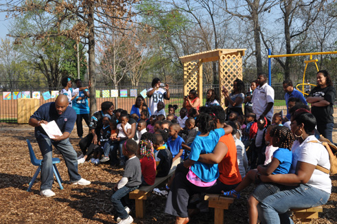 Team Draft Hands Out Books in Charlotte 