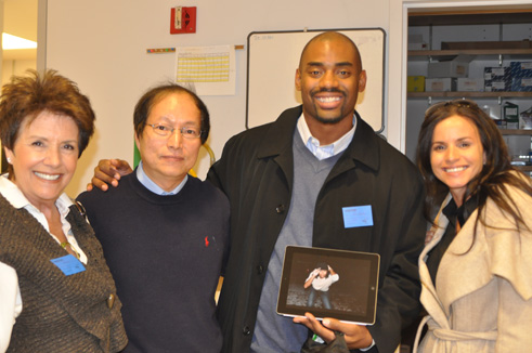 Team Draft tours UCSF Research Facility with the Bonnie J. Addario Lung Cancer Foundation