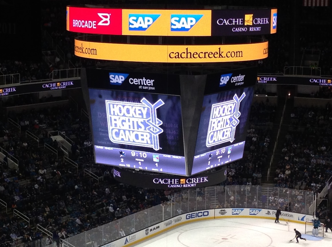 Survivors at SAP Center: San Jose Sharks vs New York Rangers 