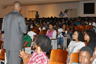 A Discussion and a Movie - "The Blind Side" at Benjamin Banneker High School, Washington D.C.