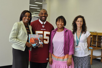 Book Donation at Deanwood Library in Washington D.C.