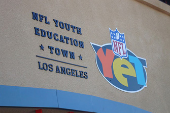 Family Fitness Blitz at the NFL Youth Education Town in Los Angeles